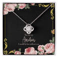 thumbnail image 2 of To My Girlfriend Lost Without You Infinity Knot Necklace Message Card, 2 of 7