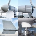 thumbnail image 4 of Generador de turbina eólica horizontal de 3 aspas, 3000 W, 24 V, 48 V, 96 V, con controlador de cargador MPPT y sistema inversor fuera de la red, 4 of 5