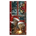 thumbnail image 3 of Christmas Door Curtain Door Cover Christmas Cat Door Cover Decorative Tapestry Holiday Party Door Curtain Tapestry Door Cover Christmas Party Decoration Event & Party Easy To Use, 3 of 7