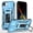 Lightblue, variant on Dteck Case for iPhone 16e / iPhone 17e,Shockproof Rugged Case with Slide Camera Cover Rotated Ring Kickstand Military-Grade TPU+PC Back Phone Case for iPhone 16e/17e,Darkgreen