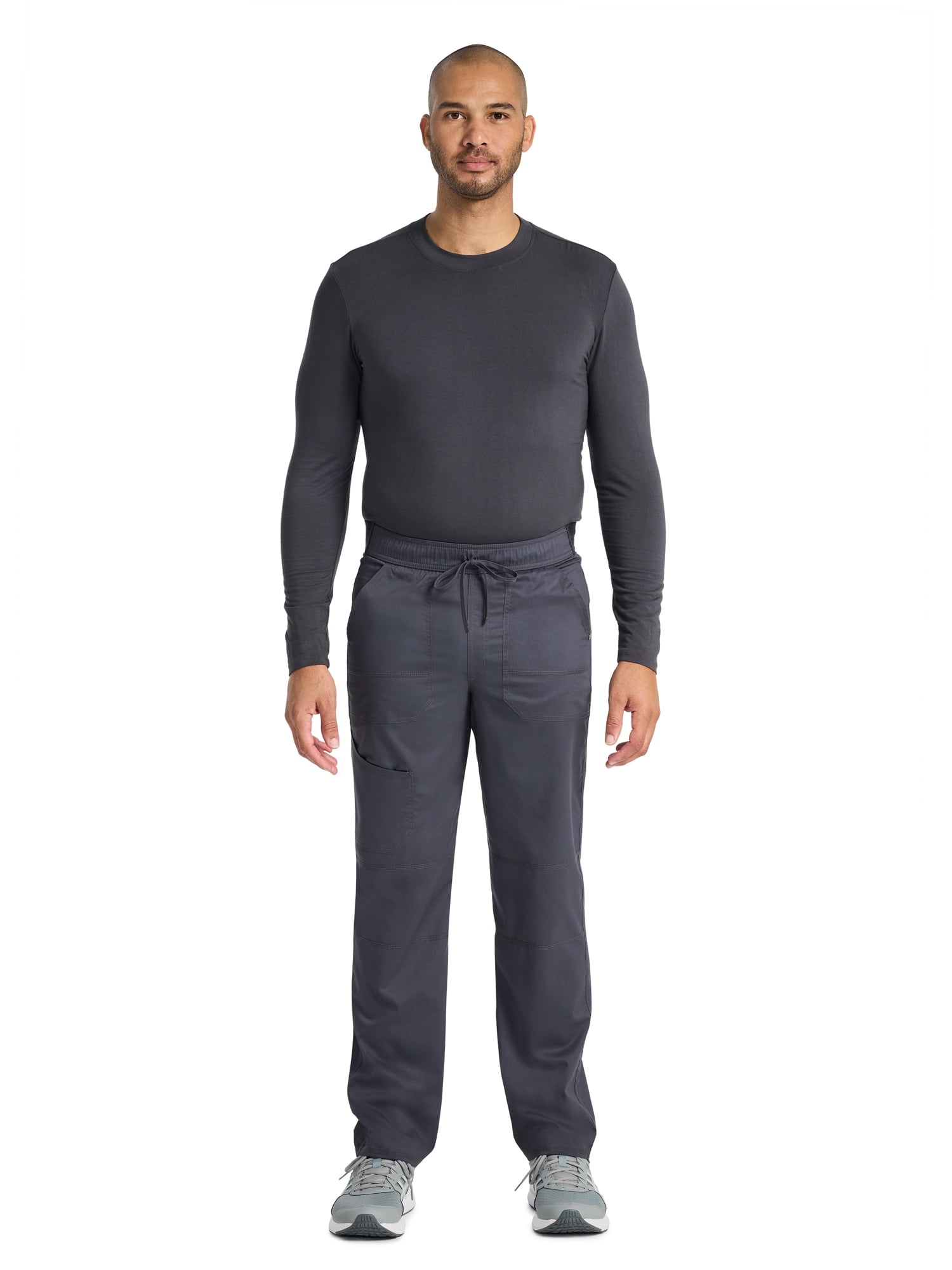 Genuine Dickies Men's Stretch Drawstring Straight Leg Cargo Scrub Pant