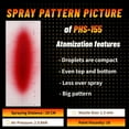 thumbnail image 2 of PORPHIS Automotive Refinishing Spray Gun PHS-155 Middle Pressure 1.3mm Nozzle Paint Spray Gun, Black, 2 of 5
