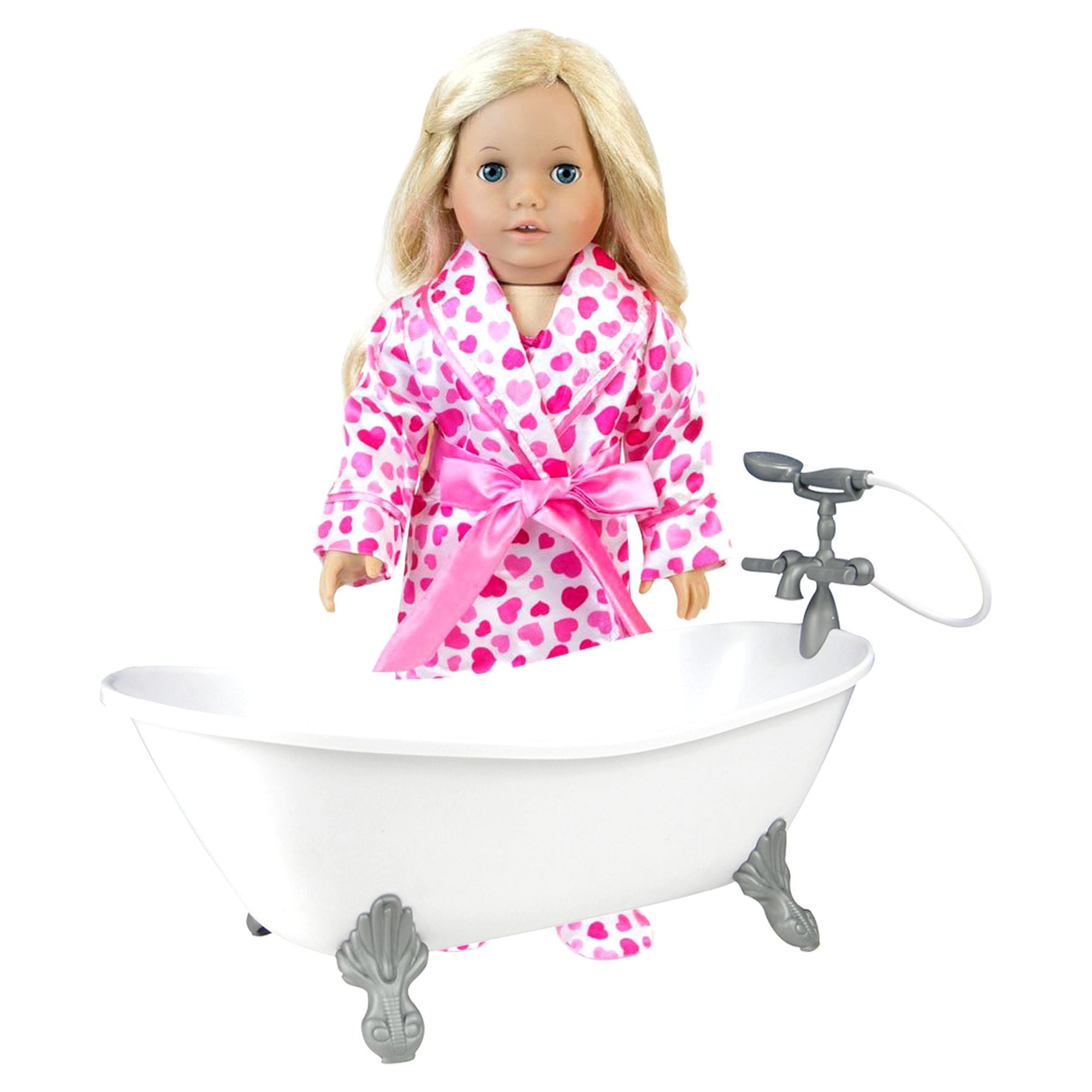 Sophia s Classic Clawfoot Bathtub Pretend Furniture for 18