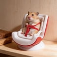 thumbnail image 5 of Hamster Car Seat with Adjustable Leash & Vent Clip, Small Animal Safety Carrier with Magnetic Base for Guinea Pigs Mice Gerbils, Secure Travel Vehicle Vent Holder with Buckle, 5 of 7