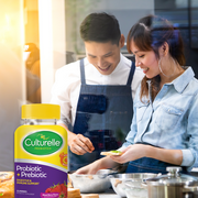 Culturelle Probiotics Digestive and Immune Support Daily Gummies Supplement, Prebiotic + Probiotics for Adults, Mixed Berry Flavor, 52 Count