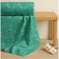 thumbnail image 4 of Soimoi Green Cotton Voile Fabric Artistic Flower Mandala Decor Fabric Printed Yard 56 Inch Wide, 4 of 7