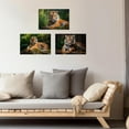 thumbnail image 5 of AVOI Tiger Canvas Wall Art Wildlife Pictures Wall Decor Wild Animal Tiger Painting Print Modern Men's Bedroom Living Room Artwork (C) Unframe: 24x20in, 5 of 6