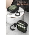 thumbnail image 6 of SUPCASE Unicorn Beetle Pro Series Case Designed for Airpods 1 & 2, Full-Body Rugged Protective Case with Carabiner for Apple Airpods 1st & 2nd (DarkGreen), 6 of 6