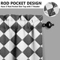 thumbnail image 5 of Retro plaid Kitchen Curtains Set Tier and Valance Buffalo Plaid Pattern Vintage Checkered Design Abstract Colorful Checkered Rustic Farmhouse Plaid Print Classic Red and Black Buffalo Plaid Striped an, 5 of 6