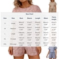 thumbnail image 7 of Bixock Womens 2 Piece Loungewear Sets Casual Summer Outfits Crew Neck Ruffle Short Sleeve Top and Drawstring Pocket Shorts Sleepwear, 7 of 7