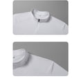 thumbnail image 4 of SAWOBUUN Men's Short Sleeve Quarter Zip Athletic Shirt Quick Dry Breathable Mock Neck Texture Top Lightweight Running Gym Tee, 4 of 6