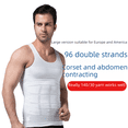 thumbnail image 1 of Ropa moldeadora de cuerpo para hombre de gran tamaño, corsé sin mangas, ropa interior funcional para el abdomen y la espalda, chaleco, 1 of 1