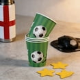thumbnail image 4 of Tauxra Disposable Paper Cups 10 Pack Football Theme for Game Day Parties 3.5 Inch Durable Cold Beverage Cups, 4 of 6
