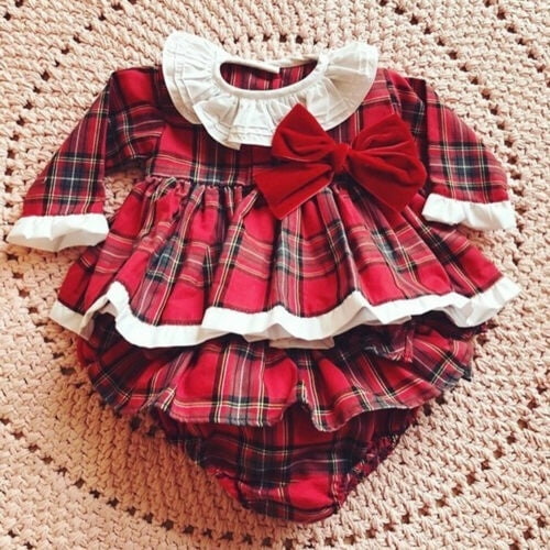 plaid romper dress