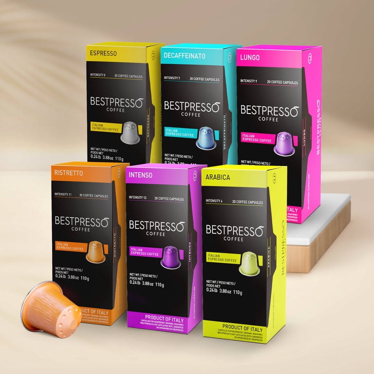 Bestpresso Coffee for OriginalLine Machine 120 pods Certified