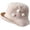 Beige, variant on CoCopeaunts Womens Bucket Hat Vintage Fisherman Hat Winter Warm Wool Bowl Hat Fashion Broken Diamond Flower Bucket Cap for Girl