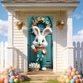 thumbnail image 4 of Wooowa Easter 35 X 72 Inch Door Cover Curtain, Wall Hanging Backdrop Decor, Indoor Outdoor Accessory for Festival Party and Home Entryway, 4 of 6