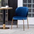 thumbnail image 2 of Newboti Furniture Amoa Contemporary Velvet Upholstery Dining Chair, Blue BN.0105, 2 of 15