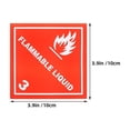 thumbnail image 2 of TABLETREANDS 100Ud Etiquetas De Seguridad Para Envases De Líquidos Inflamables Uso En Envíos, 2 of 6