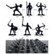 thumbnail image 5 of 2X Caballeros De Juguete Medievales Catapulta Modelo De Infantería, 5 of 8