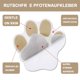 thumbnail image 4 of 20 Piezas Pegatinas Antideslizantes para Bañera Adhesivos con Estampado de Huellas para Baño Antideslizantes Tracción a Bañeras Pegatinas para Bañera Calcomanías Adhesivas Apliques Antideslizantes Vhermosa, 4 of 8