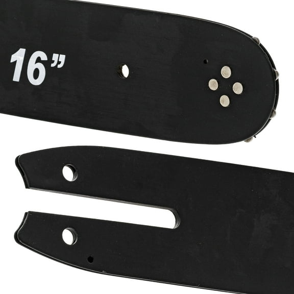 8TEN Chainsaw Guide Bar and 2 Chains for Stihl 09 010 017 MS 170 180 250 251 160SDEA074 91VXL055G 16 inch .050 .375 MK1002915