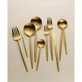 thumbnail image 6 of Hampton Forge 894758 Skandia Zephyr Satin Gold 45 Piece Flatware Set, 6 of 7