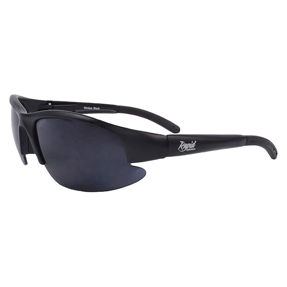 Very DARK CATEGORY 4 SUNGLASSES for Extreme Sun Conditions, (Photophobia) and AMD. Anti UV Tinted Protection Glasses for Men & Women. Matt Black