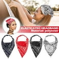 thumbnail image 2 of Bandeau Bandana pour Femmes Foulard Élastique I49C, 2 of 8
