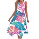 thumbnail image 1 of Una Línea Vestidos de Verano para las Mujeres 2025 Impresión Bolsillos Vestido de Camiseta, Cuello Redondo Vestido de Playa sin Mangas, 1 of 8