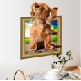 thumbnail image 4 of Diy 3d cachorro perro pegatina de pared Pvc telón de fondo decoración decoración del hogar calcomanías de habitación arte de la pared papel tapiz pegatinas en el cartel de la pared - -, 4 of 4