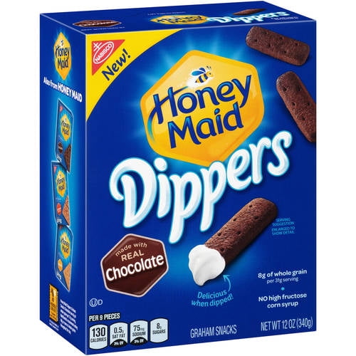 Honey Maid Dippers Chocolate Graham Snacks, 12 Oz.