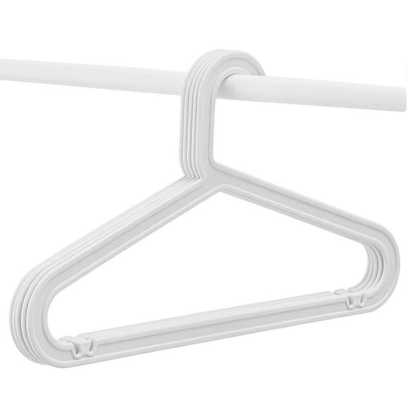 10-pack standard PP hangers lightweight shirt hangers suitable for daily use