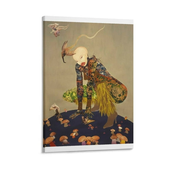 Wangechi Mutu Artist Painting Poster Picture Print Canvas Poster Wall Paint Art Posters Decor Modern Home Artworks Gift 16x24inch(40x60cm)
