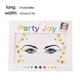 thumbnail image 5 of Qarigey Joyas para la frente de ojos, pegatinas autoadhesivas de diamantes de imitación, maquillaje facial ostentoso, decoraciones DIY para Tratamientos faciales tipo 4, 5 of 6