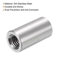 thumbnail image 4 of Unique Bargains 4Pack Round Connector Nuts, M10x30x16mm Coupling Nut Sleeve Rod Bar Stud Nut, 4 of 4