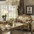 thumbnail image 4 of European style solid wood carved large unit sofa combination luxury living room leather sofa My Lux Decor Round, 4 of 5