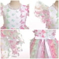 thumbnail image 5 of IDOPIP Toddler Party Dress Girls Butterfly Daisy sequins Princess Dress Ruffle Tulle Tutu Wedding Dress, 5 of 9