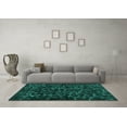 thumbnail image 3 of Ahgly Company Indoor Rectangle Persian Turquoise Blue Bohemian Area Rugs, 8' x 10', 3 of 4