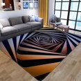 thumbnail image 2 of 3d Vortex Illusion Carpet Entrance Door Floor Mat Abstract Geometric Optical Doormat Non-slip Floor Mat Living Room Decor Rug-week, 2 of 4