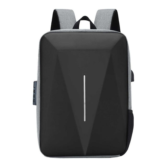 Sac à Dos de Cabine pour Hommes et Femmes, Sac à Dos de Voyage Noir Approuvé pour l'Avion, Sac de Jour Décontracté Antivol, Sac à Dos de Fin de Semaine pour Randonnée Sport Gym, Sac à Livres pour le Collège Sac pour Ordinateur Convient à 15,6 en Gris Laptop