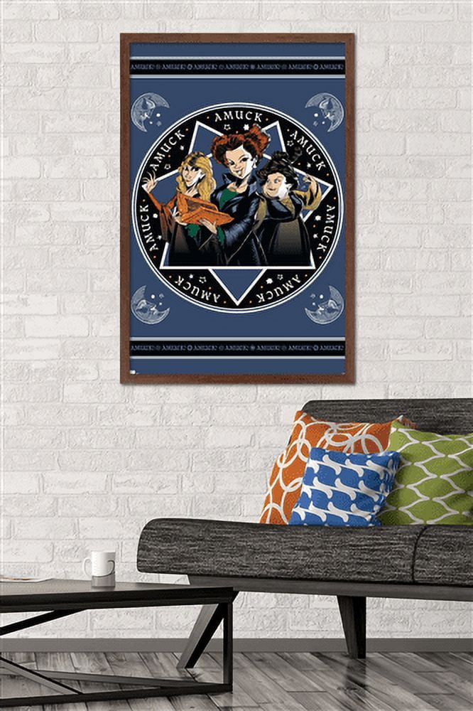 Disney Hocus Pocus - Amuck Wall Poster, 22.375" x 34", Framed