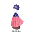 thumbnail image 3 of Dianli Patriotic Decor 23 Inch Porch Goose Independence Day Outfit Star Spangled Dress Costume For Lawn Goose Statue Outdoor Patio Garden Display Fourth Of July Parade Gear, 3 of 9