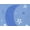 French Blue Tie Dye Moon, variant on Dreams & Co. Plus Size Knit Pj Short Set
