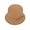 Beige, variant on Women's Pure Wool Solid Color Bow Round Cloche Cap Hat
