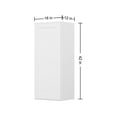 thumbnail image 2 of Furinno Shaker Wall Kitchen Cabinet , Ready to Assemble, 12 D x 18 W x 42 H, White, 2 of 8