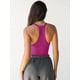 thumbnail image 2 of Camiseta sin mangas SVALIY Workout para mujer Racerback Ribbed Rose XS, 2 of 6