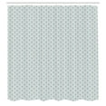 thumbnail image 2 of Ambesonne Japanese Shower Curtain, Far Eastern Fan Motif Art, 69"Wx84"L, Blue Grey and Coconut, 2 of 4