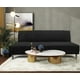 thumbnail image 2 of Sofa Cama Reclinable El Bazar Store Miami Negro terciopelo, Futon 3 posiciones, Sala, Love Seat, 2 of 7