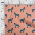 thumbnail image 1 of oneOone Cotton Poplin Fabric Horse Block Print Fabric BTY 42 Inch Wide, 1 of 4